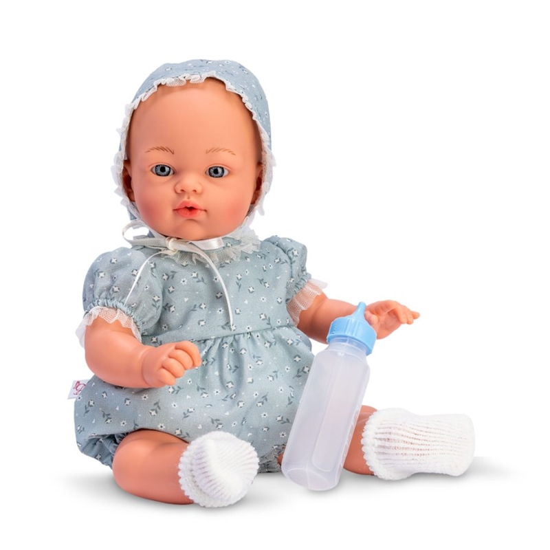 ASI babydreng - Koke 36 cm - Med heldragt, kyse og sutteflaske